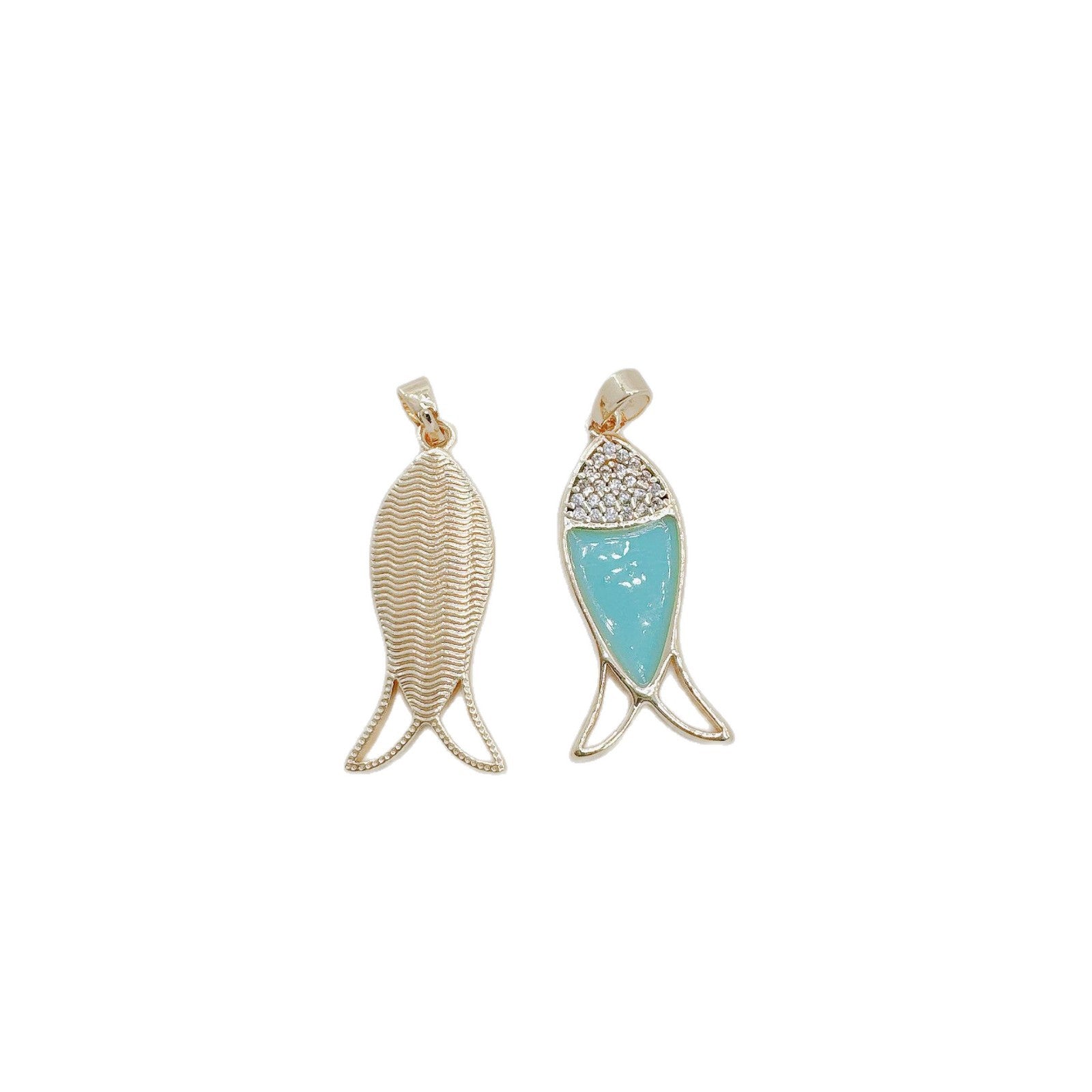 Wholesale Gold-Plated Copper Pendant Charm European Style DIY Necklace Jewelry Accessory for Resale