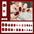 Wholesale 24 Pieces/box Red Chessboard Heart Nails Kits Nail Stickers