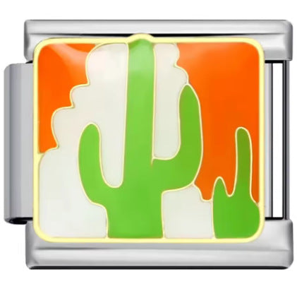 Wholesale Italian Charm Bracelet 9mm DIY Splicing Watermelon Lighthouse Stainless Steel Composable Bracelet