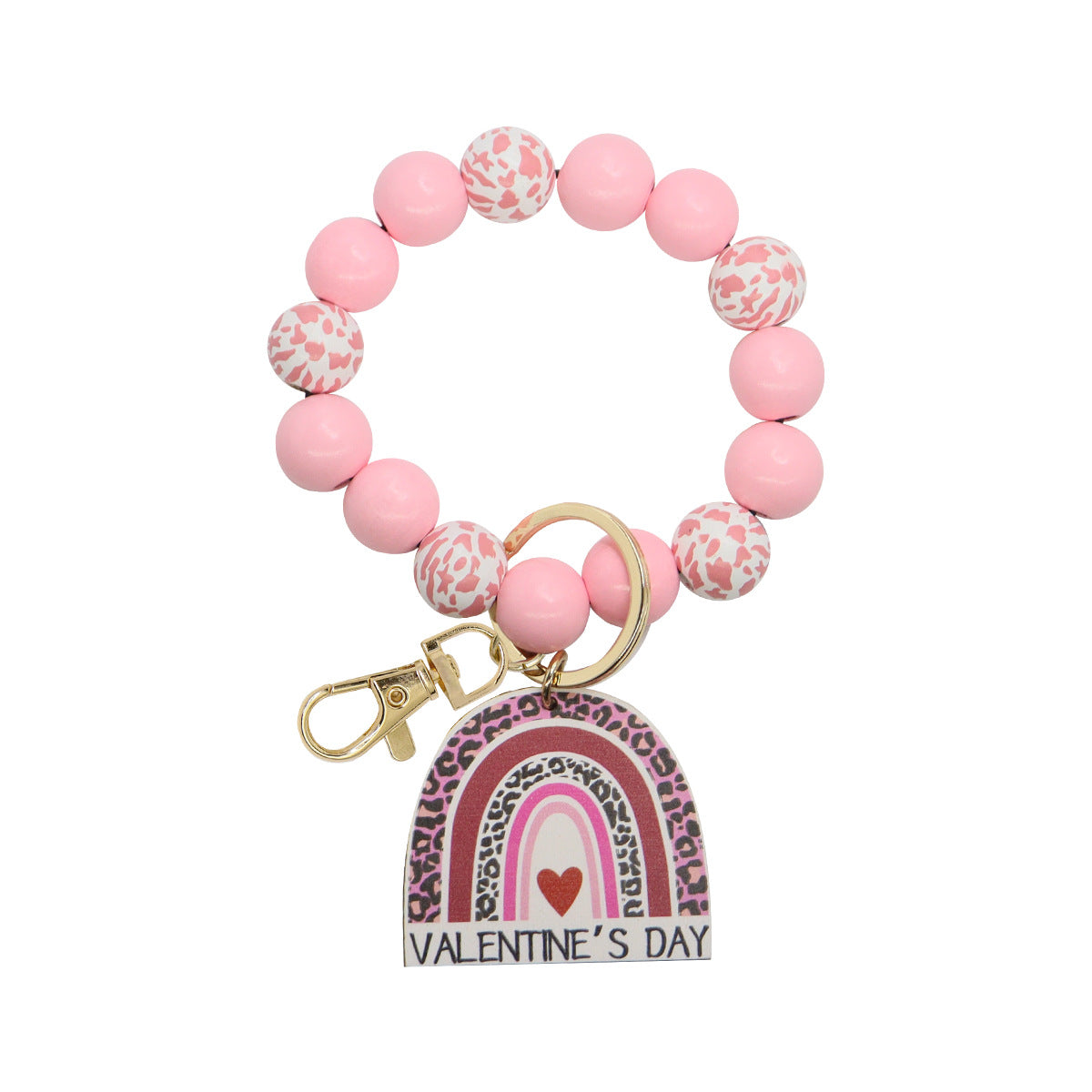 Wholesale  Valentine's Day LOVE wooden beads bracelet