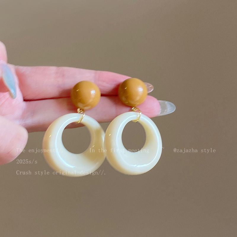 Wholesale  color hoop earrings  special earrings