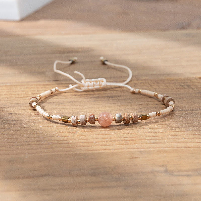 Wholesale Bohemian lucky stone bracelet