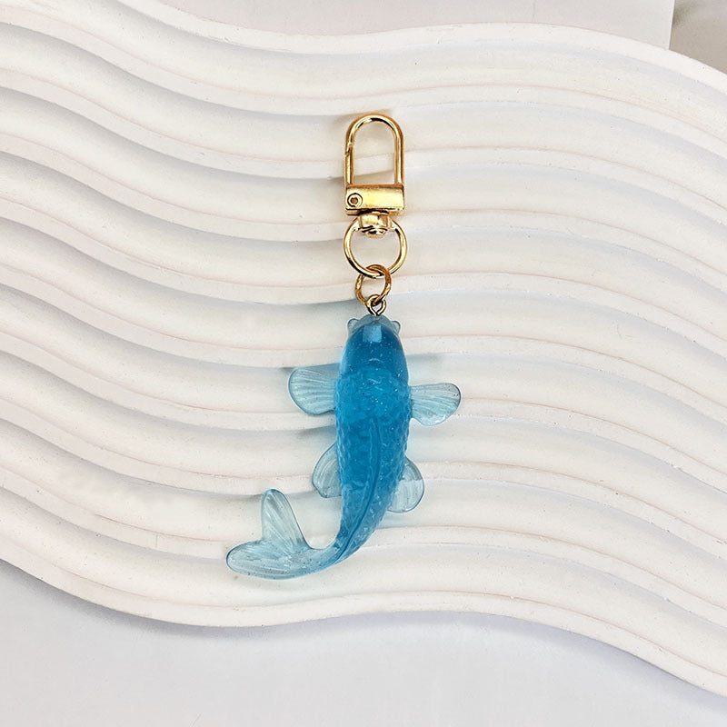 Wholesale Small Goldfish Resin Creative Keychains