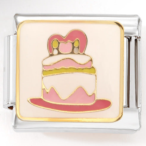 Wholesale Italian Charm Bracelet 9mm DIY Splicing Cute Creative Pattern Stainless Steel Composable Bracelet