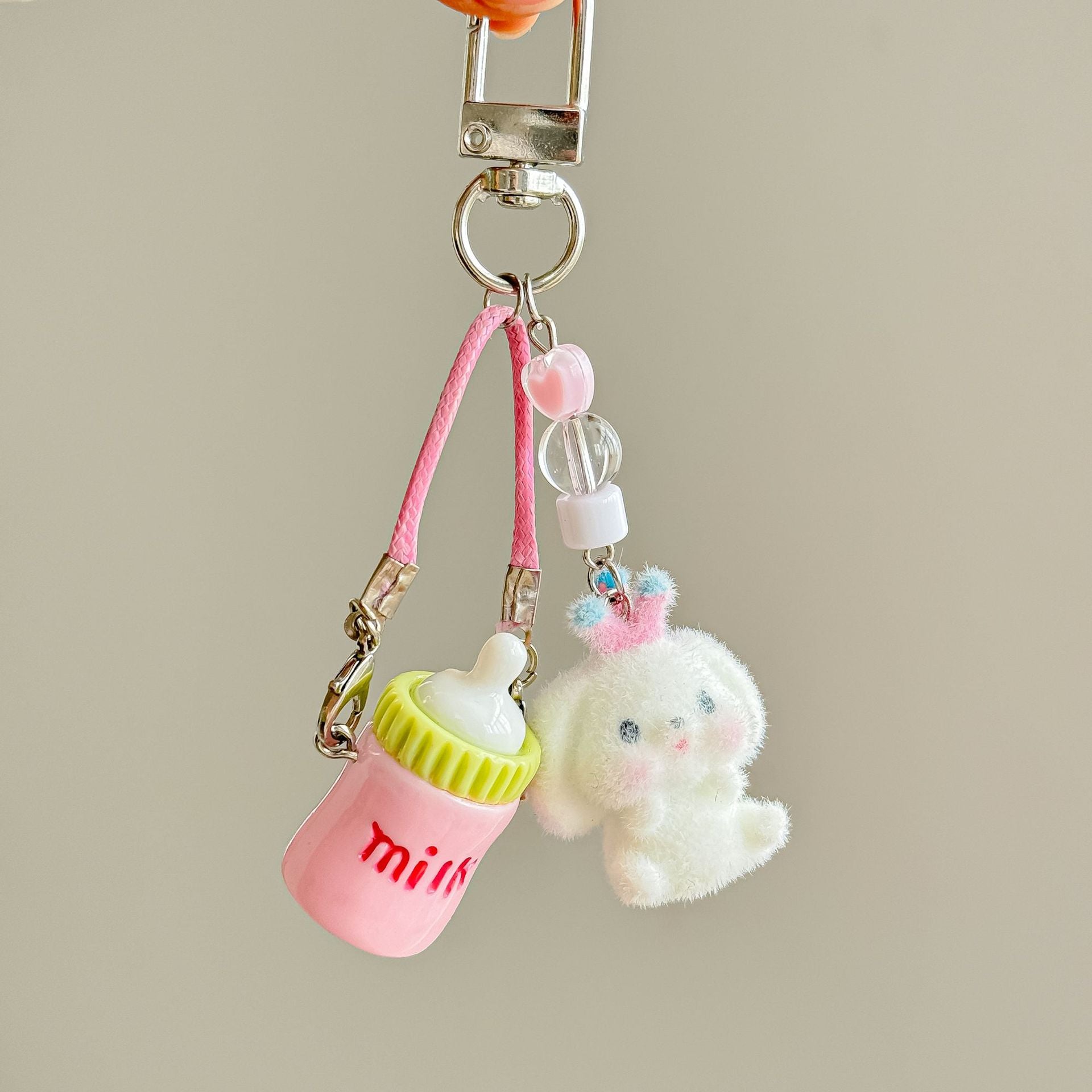 Wholesale Cartoon Baby Bottle Keychain