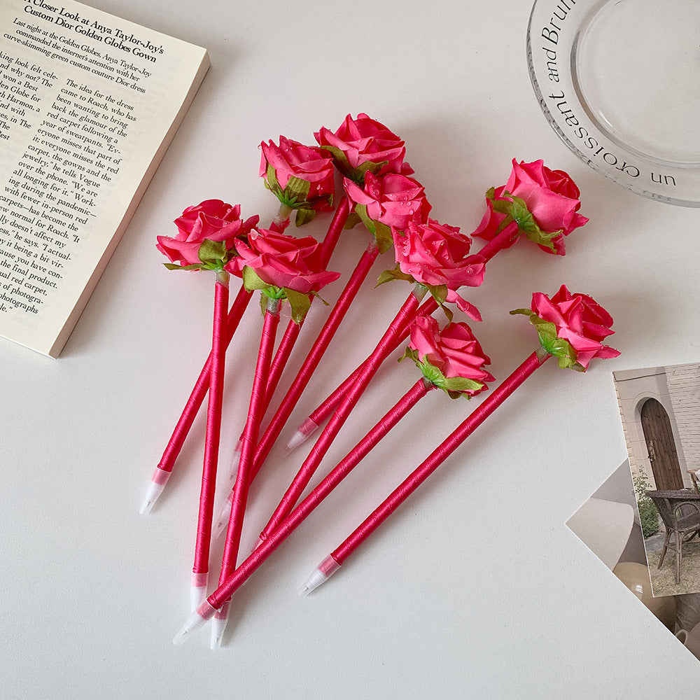 Wholesale  Cute Rose Ball Pen Ballpoint Pen