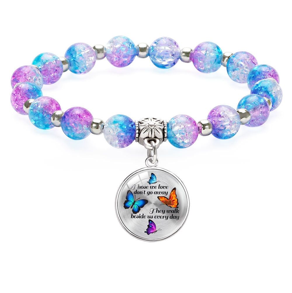 Wholesale  Mother's Day Bracelet Letter English Design Beaded Pendant Bracelet