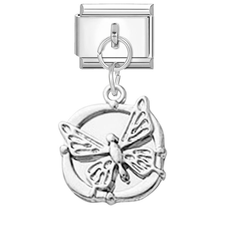 Wholesale  Italian Charm Bracelet 9mm DIY  Creative Stainless Steel Composable Bracelet