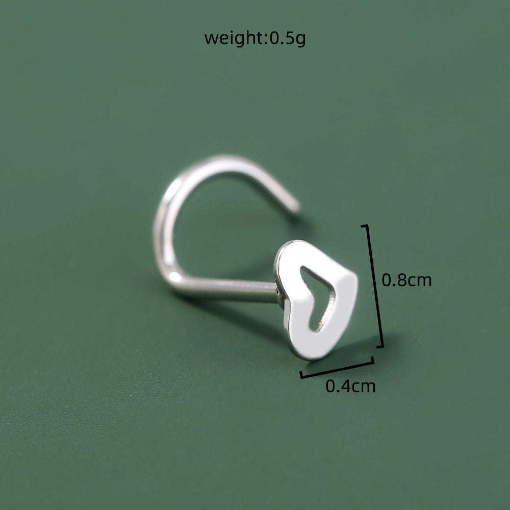 Wholesale  stainless steel puncture U-shaped nose ring puncture nose nail nose accessories direct sales