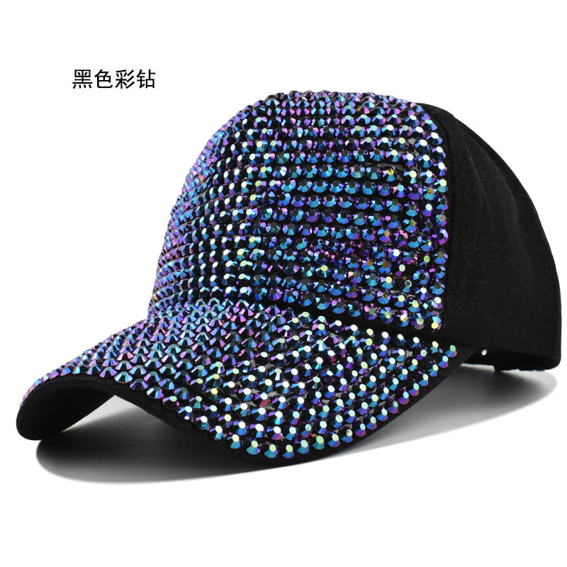 Wholesale  rhinestone baseball cap  protection hat baseball cap