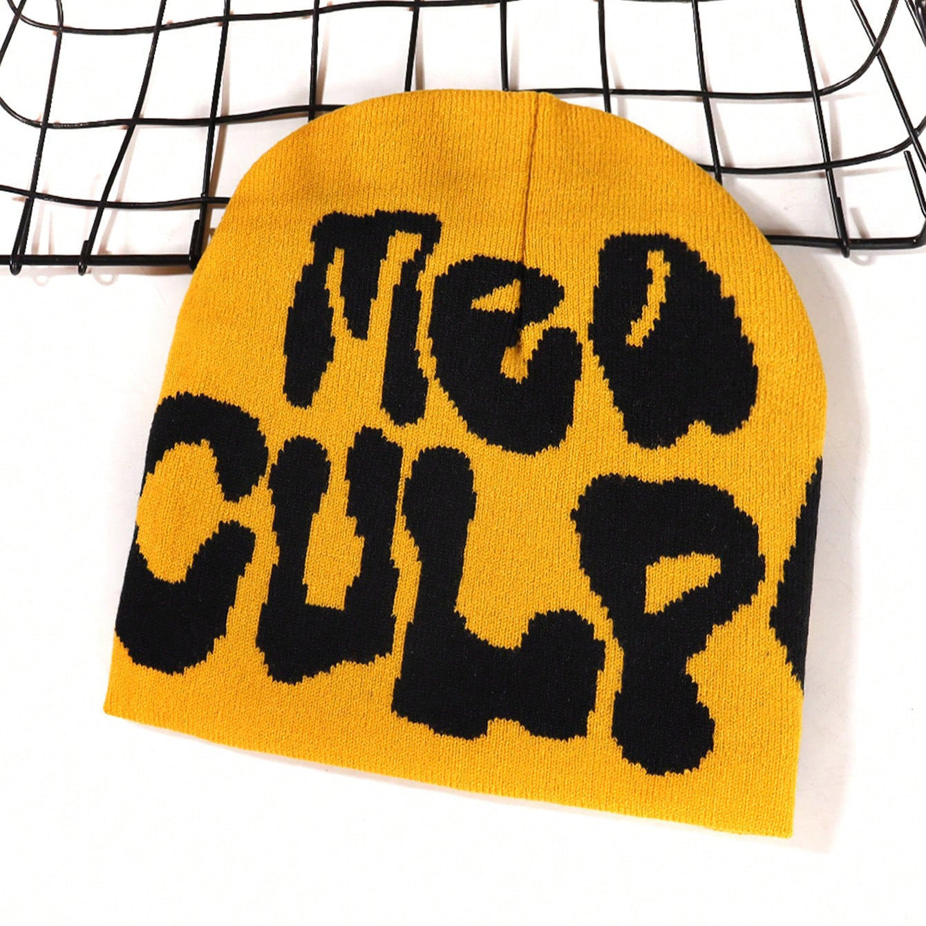 Wholesale Initials Jacquard Knitted Hat Beanie ACC-HT-Junl003