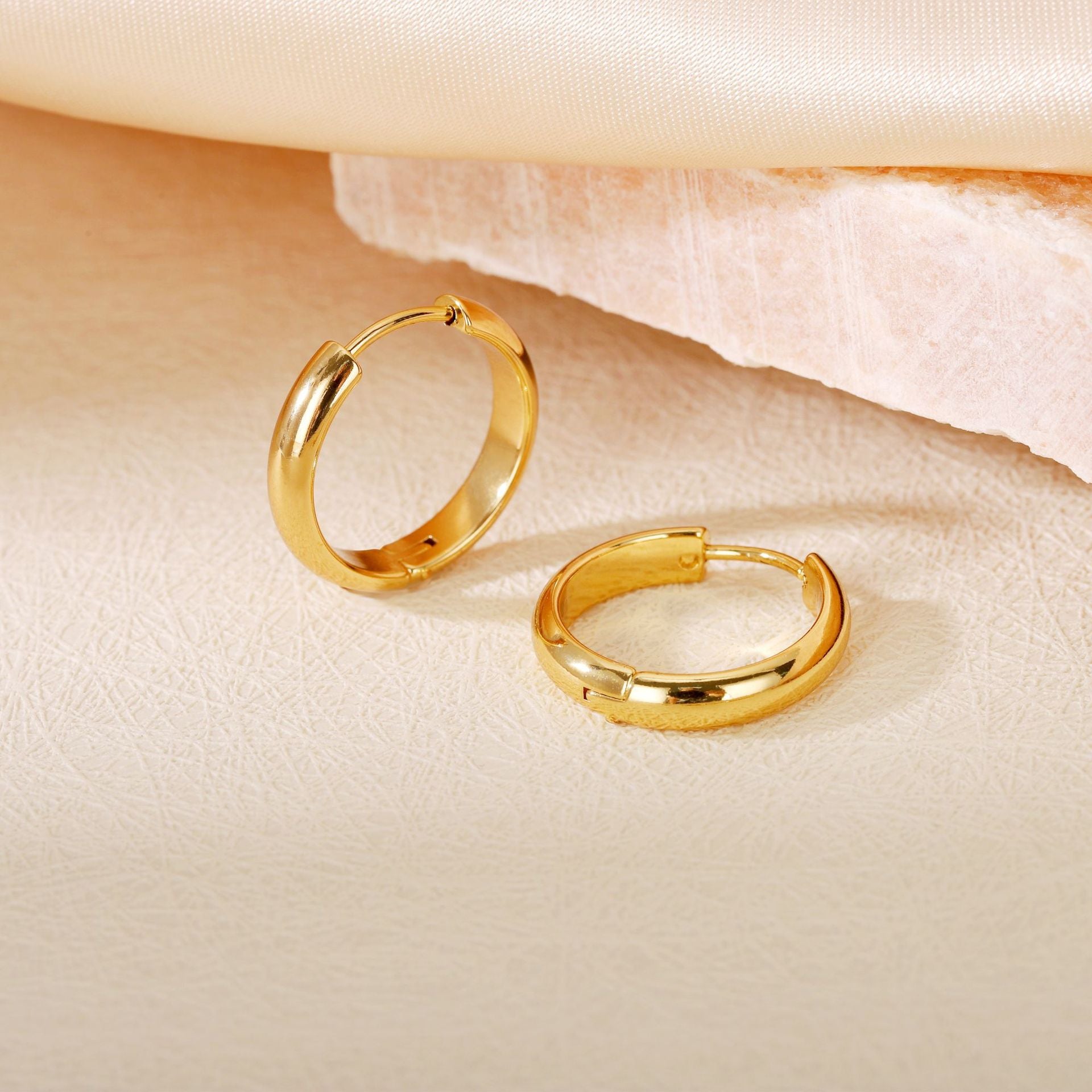 Wholesale Steel titanium hoop earrings