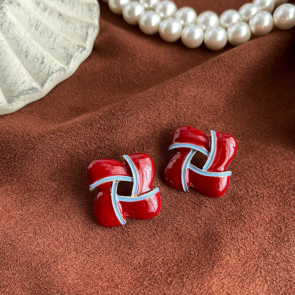 Wholesale Oil Drop Luxury Pearl Earrings