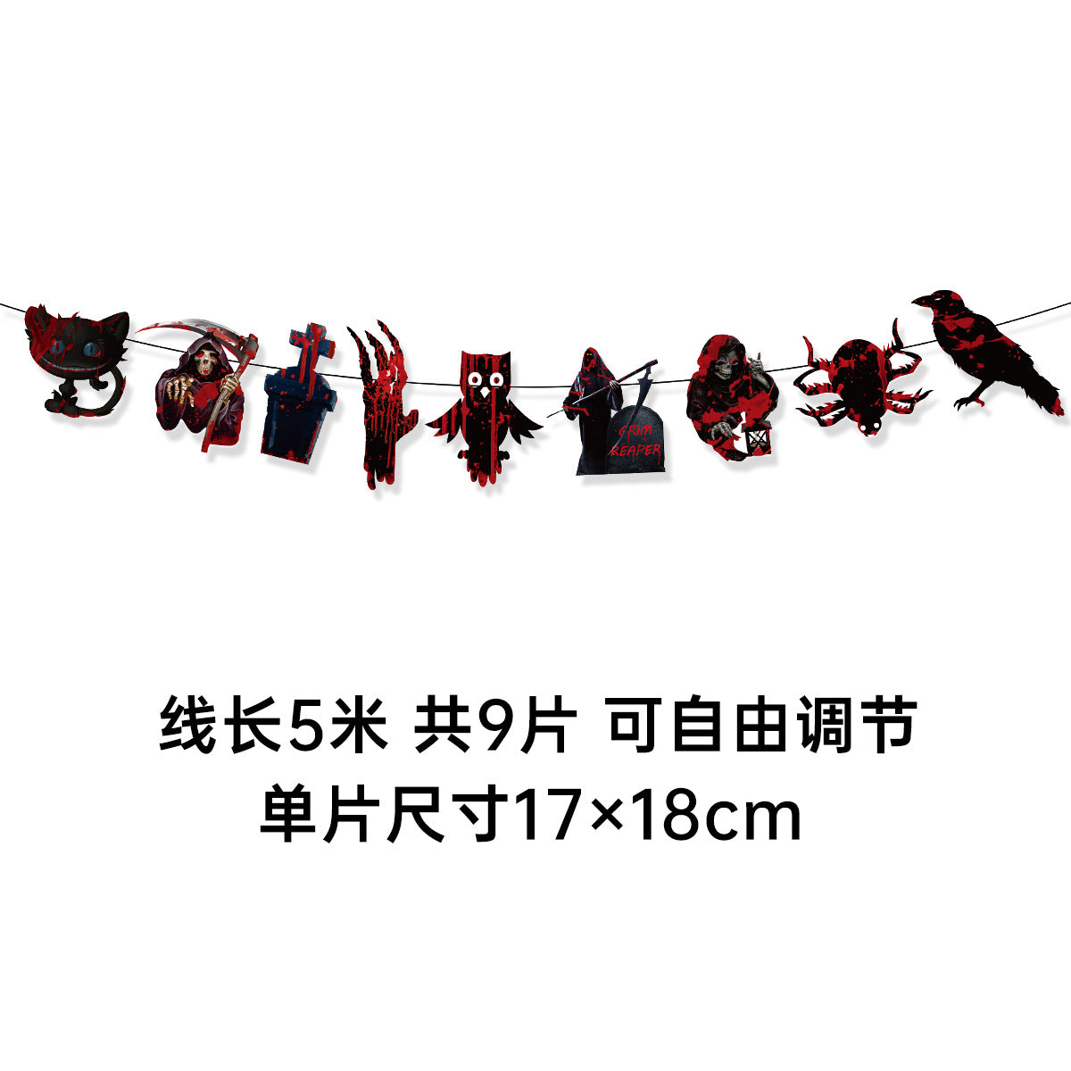 Wholesale  flag decoration ghost festival horror theme banner