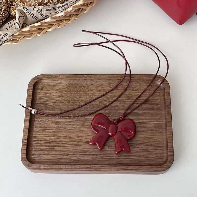 Wholesale Tourmaline  Necklace  Light Luxury Clavicle Chain