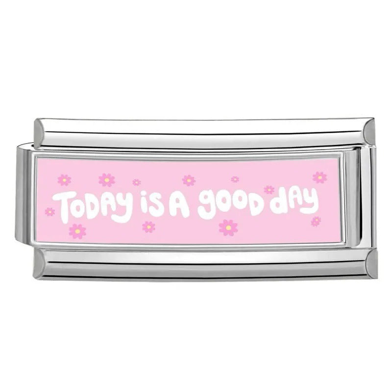 Wholesale Stainless Steel Elastic Couple Bracelet with UV Print,  Italian Design Fashion Accessory for Resale