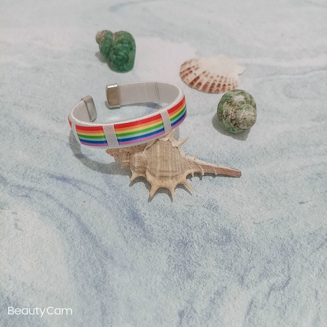 Wholesale LGBT Six Color Thread Braided Rainbow Bracelet LOVE Color Rope Heart Bracelets ACC-BT-Guangg003