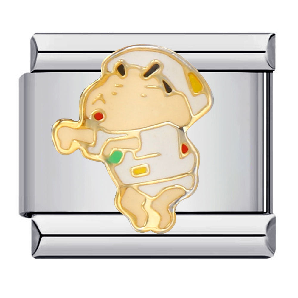 Wholesale Italian Charm Bracelet 9mm DIY Splicing Removable Classic Cartoon Character Stainless Steel Composable Bracelet