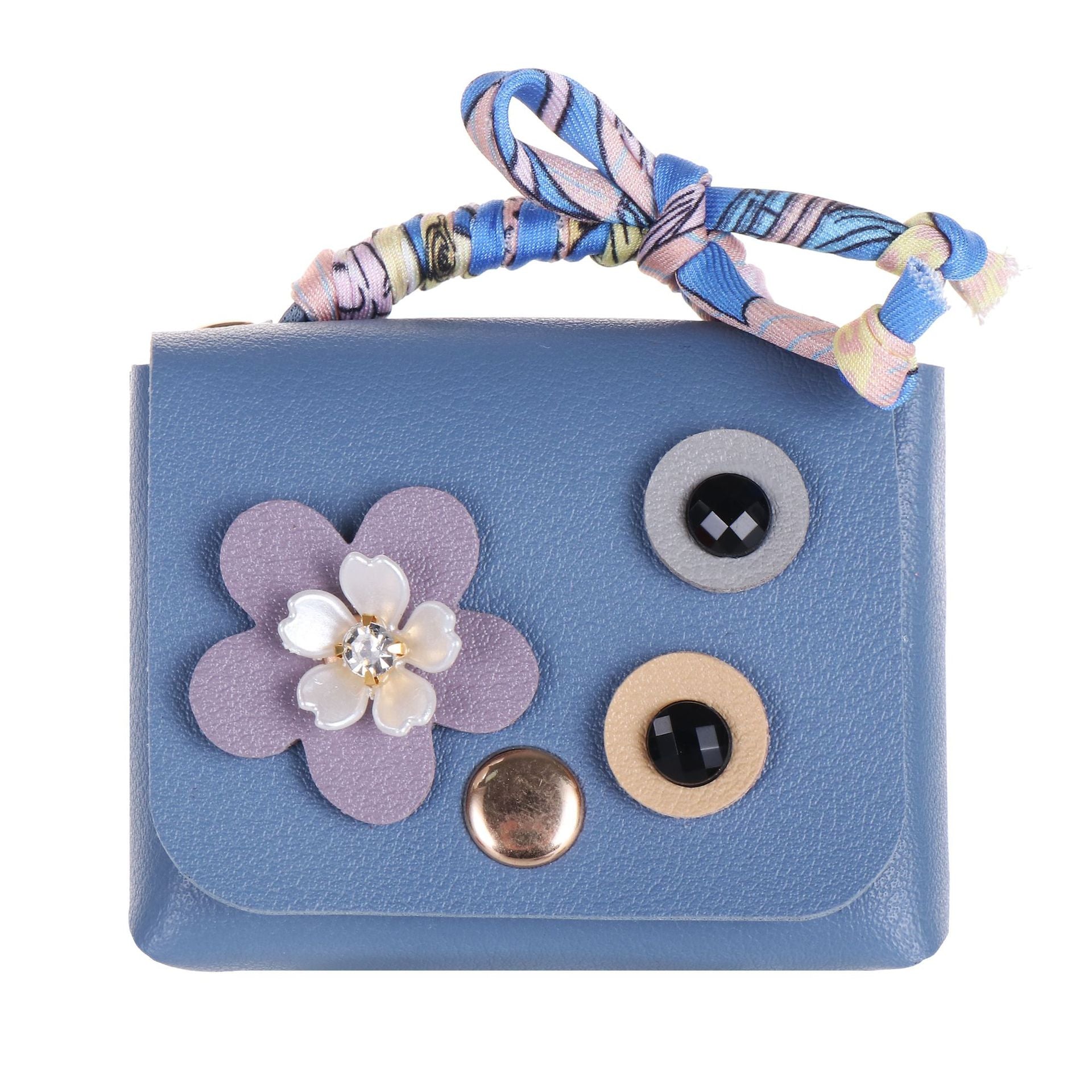 Wholesale Korean Chic Leather Bag Keychain Earphone Case Wedding Gift