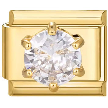 Wholesale  Italian Charm Bracelet 9mm DIY Full Gold Creative Stainless Steel Composable Bracelet