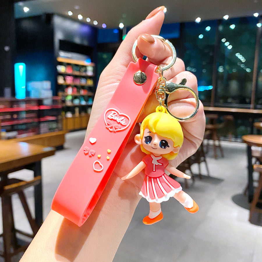 Wholesale Cartoon Dancing Little Girl Cute Keychain Creative Keychain ACC-KC-Gongz001