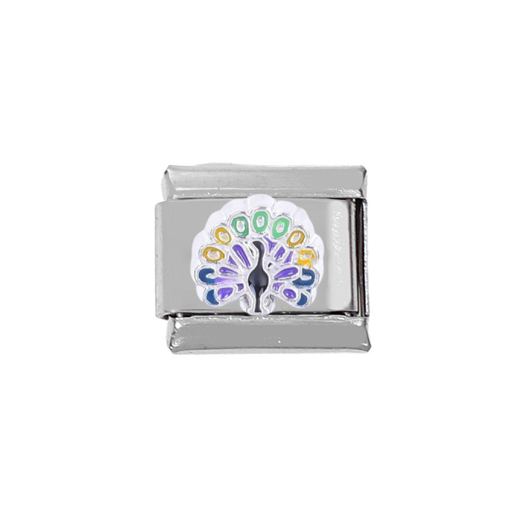 Wholesale 5pcs Italian Charm Bracelet Charm Module Stainless Steel Little Bee Butterfly Bracelet 9mm DIY Pattern Free Stitching Detachable Composable Bracelet ACC-BT-DaLiang017