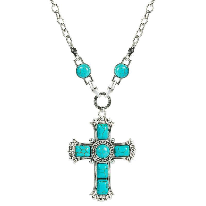 Wholesale Vintage Exaggerated Cross Necklace