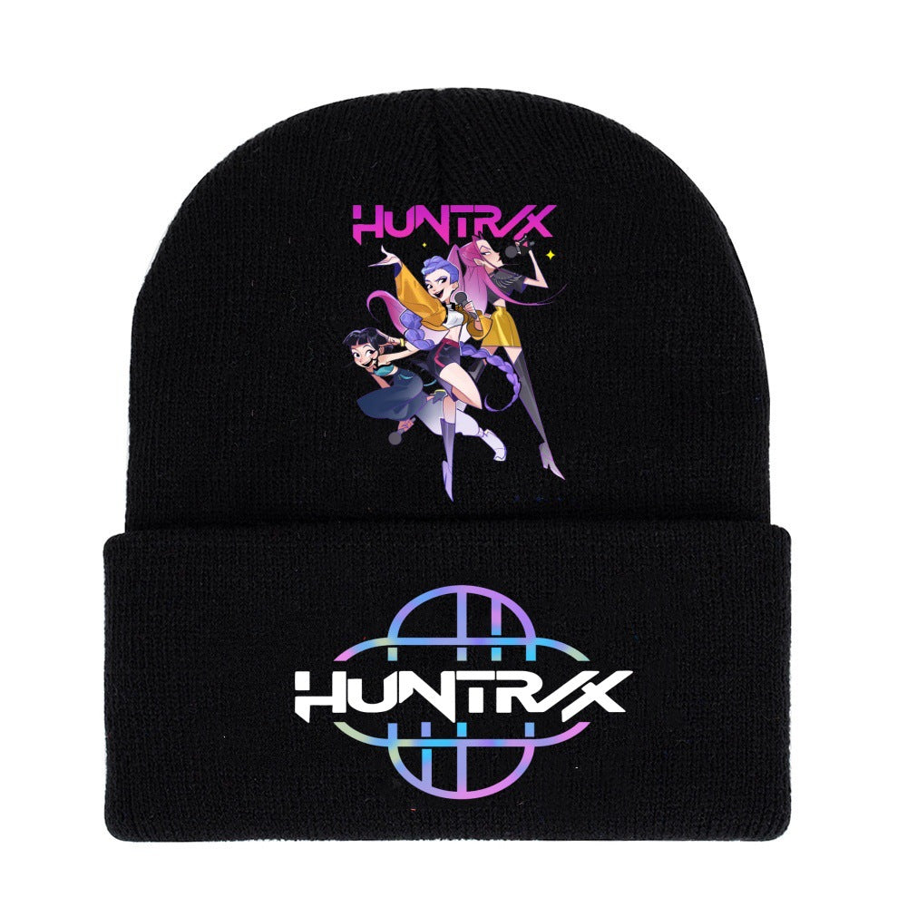 Wholesale kpop anime cartoon knitted hat Beanie