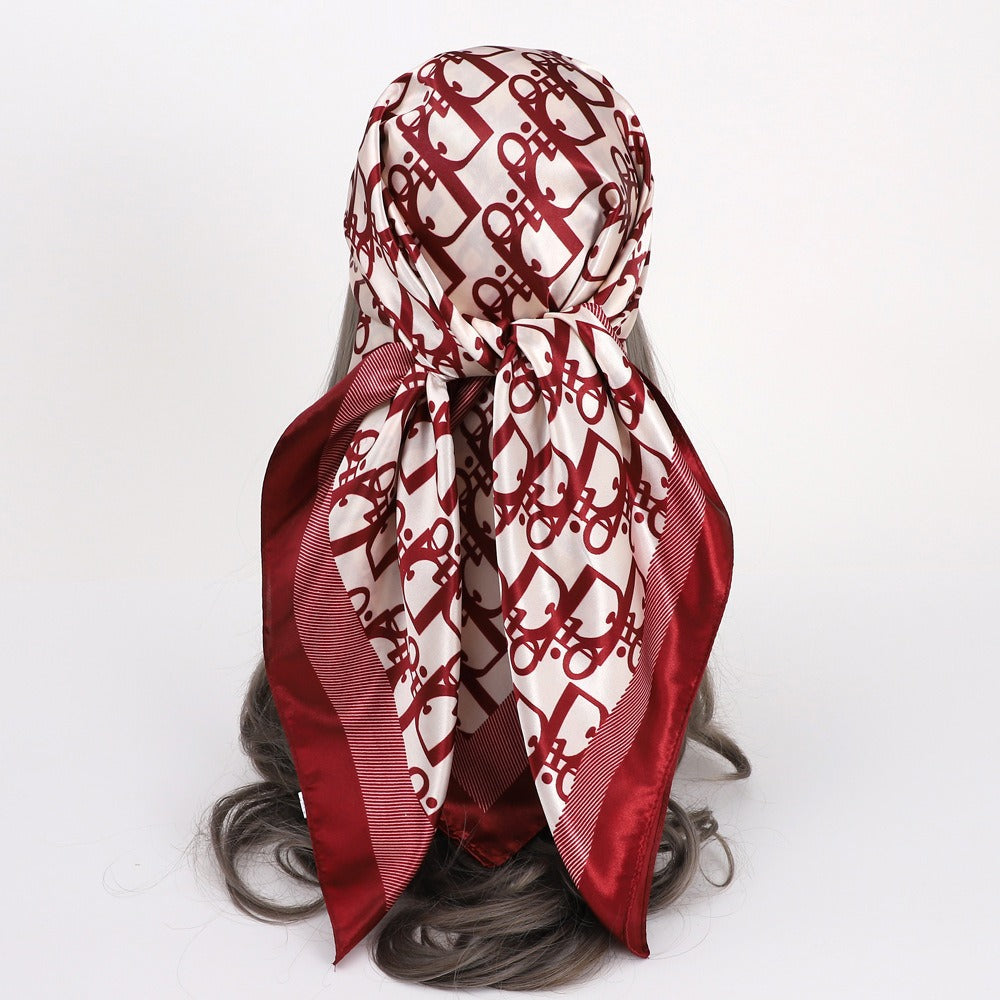 Wholesale 90* 90CM square scarf silk scarf