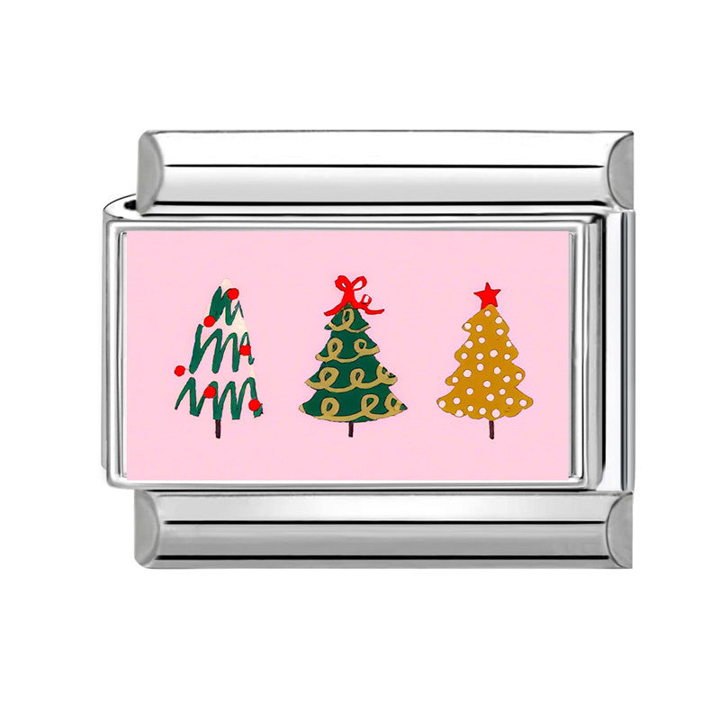 Wholesale 9mm Italian Charm Starter Bracelets DIY Christmas Stainless Steel Composable Bracelet