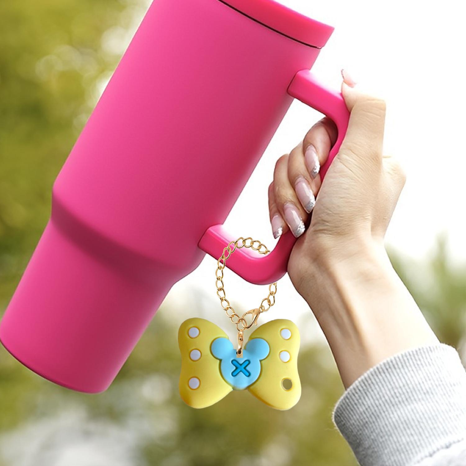 Wholesale Bow Crown Soft Rubber Hanging Chain Cup Accessories Chain ACC-CA-XieJi001