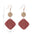 Wholesale Soft Clay Earrings Creative Artistic Woven Geometric Vintage Round Earrings