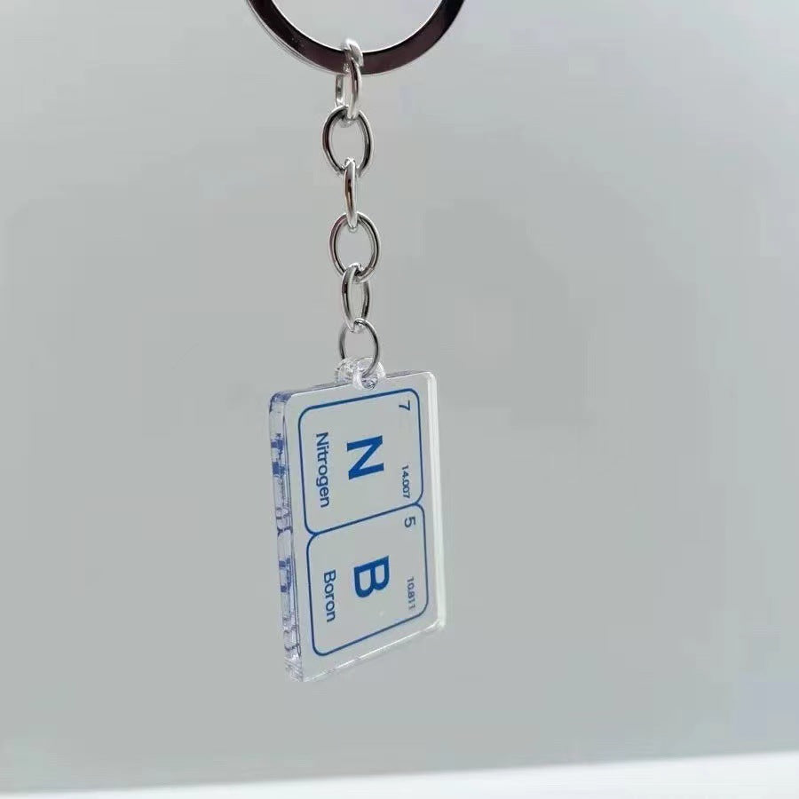 Wholesale chemical element acrylic keychains