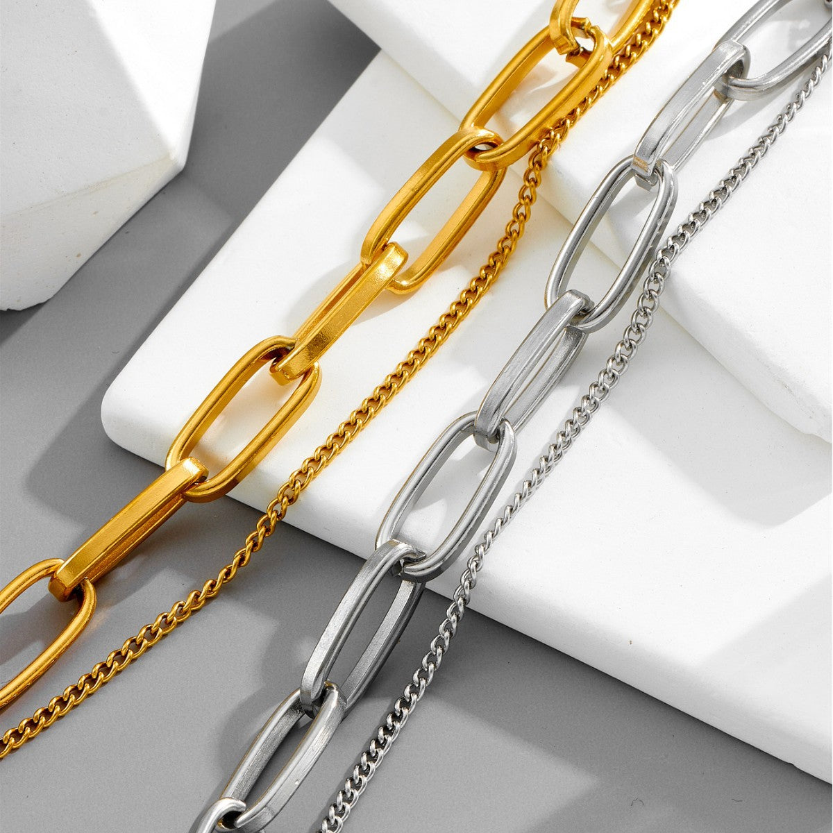 Wholesale Titanium Steel Bracelet Cyber Celebrity Style Old Money Elegant Everyday Wear Jewelry Accessory Gift