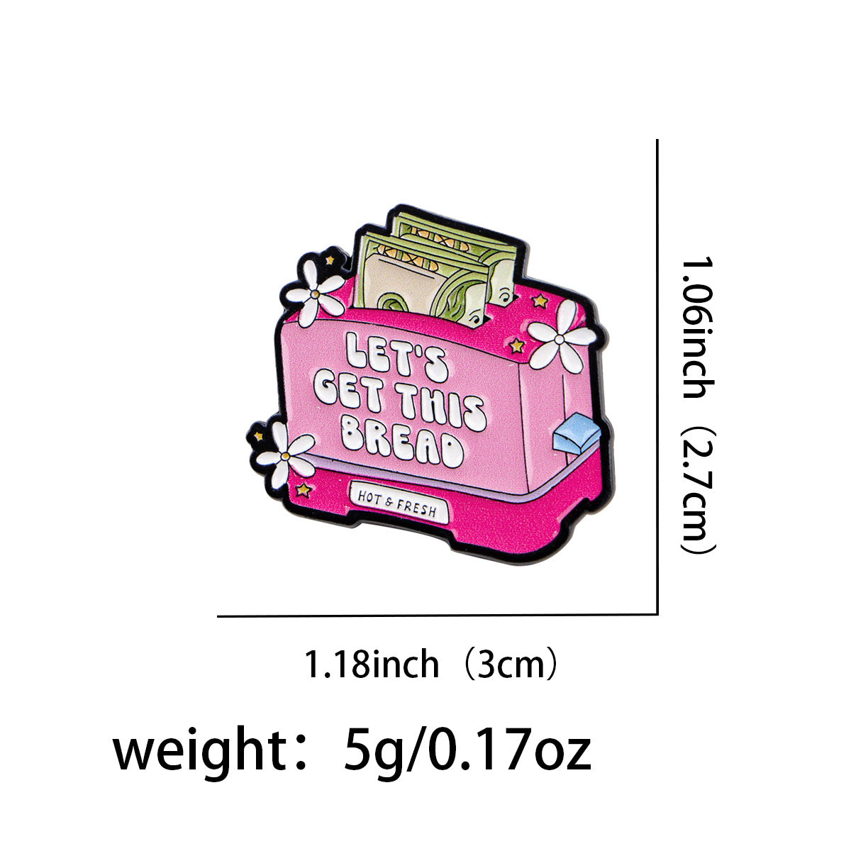 Wholesale Cartoon Quote Brooch