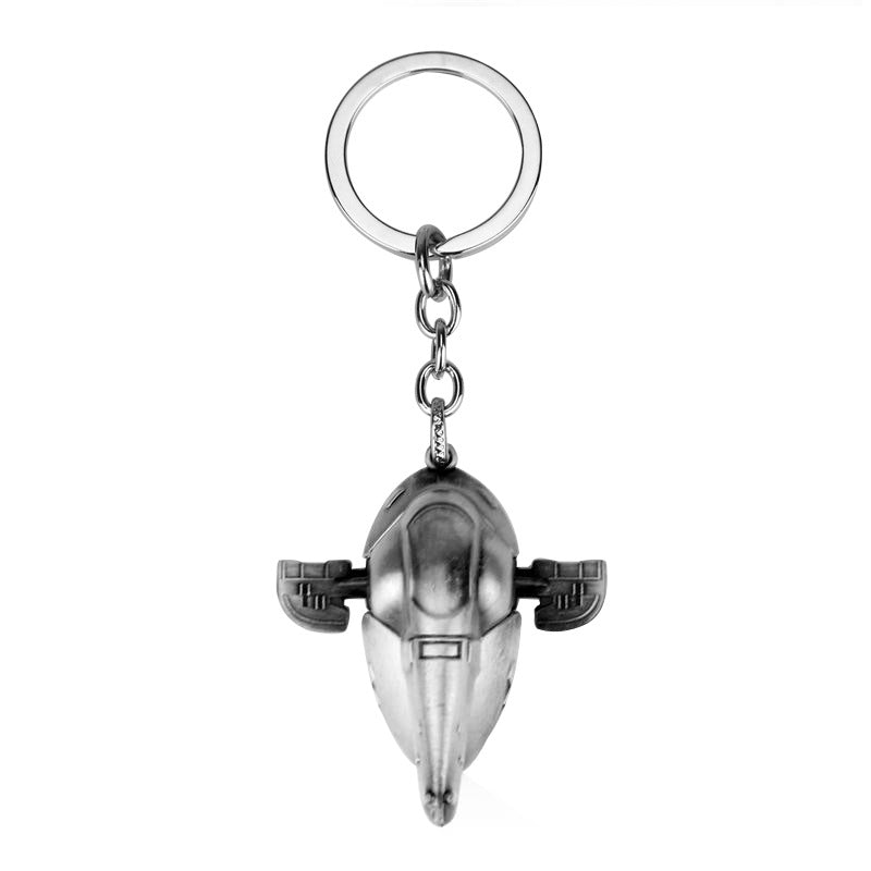 Wholesale Alloy Cartoon Game Spaceship Battleship Keychains ACC-KC-Zhuox003