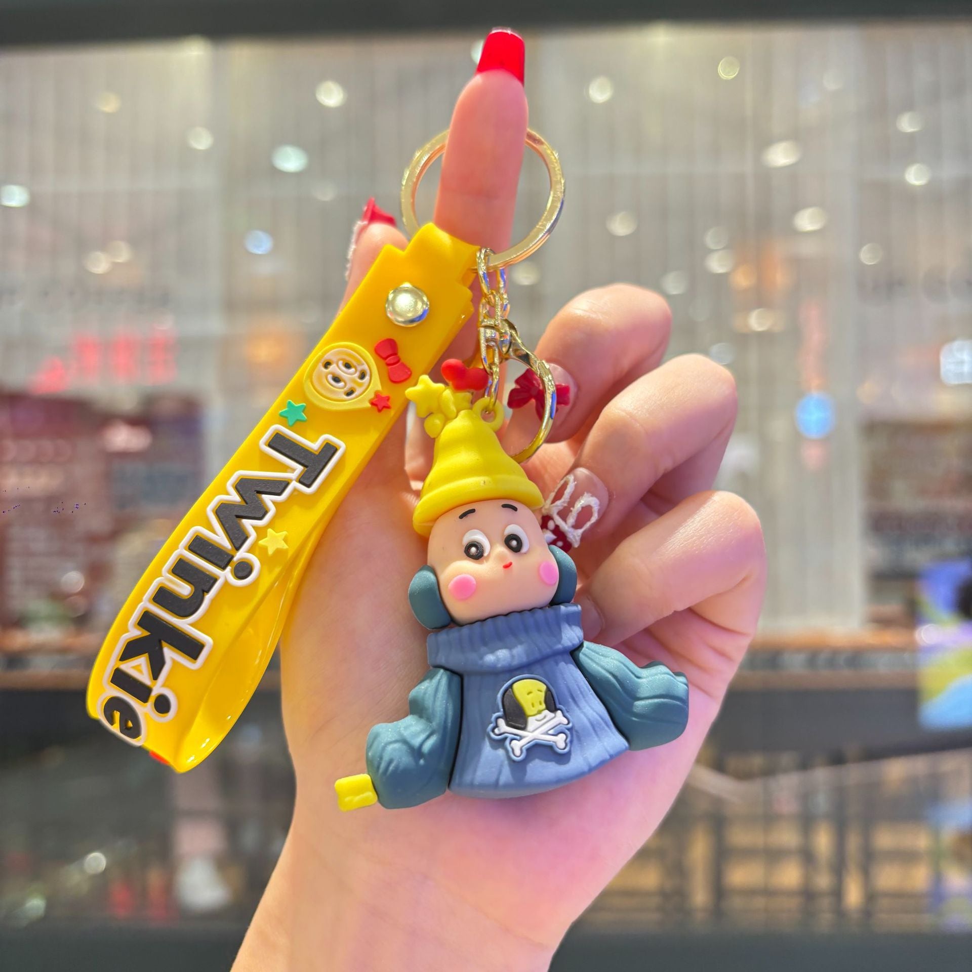 Wholesale PVC Cartoon Star Character Keychain Car Key Bag Charm Gift