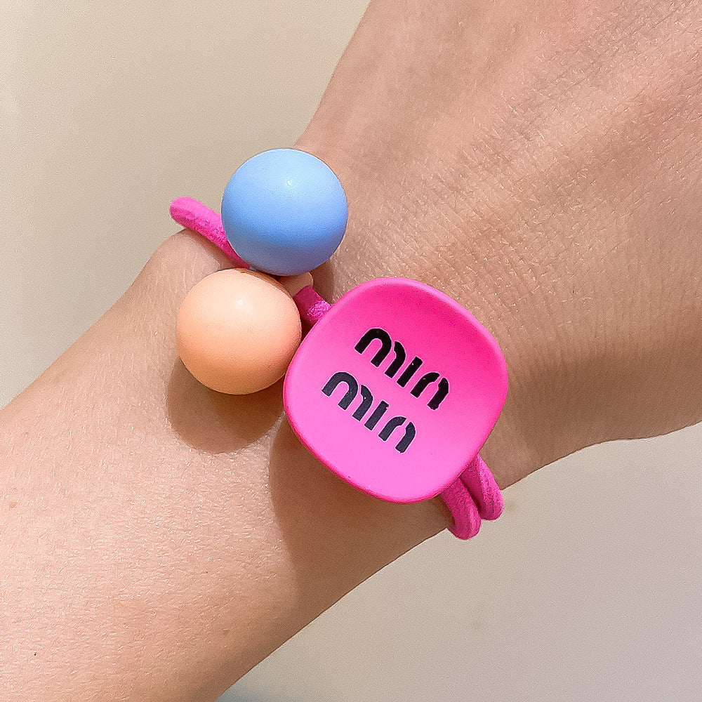 Wholesale 10pcs Cartoon Cute Resin Hair Rope Hair Scrunchies ACCVIP-HS-Huidi004