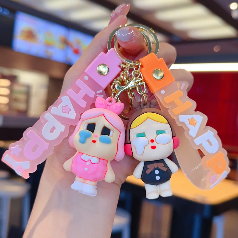 Wholesale Cute cartoon silicone keychain