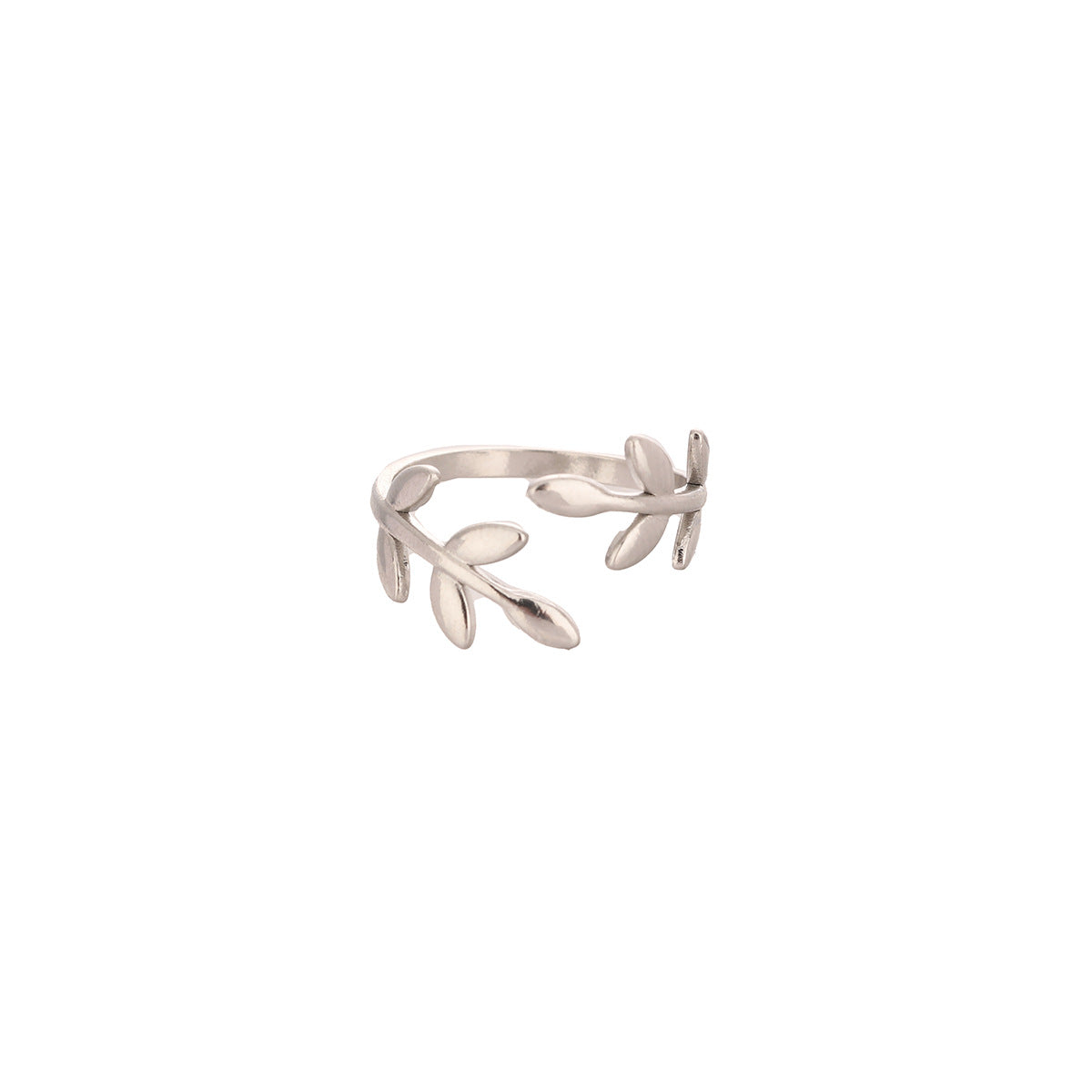 Wholesale European and American titanium steel ring retro high-grade gold-plated non-fading niche design opening adjustable all-match jewelry