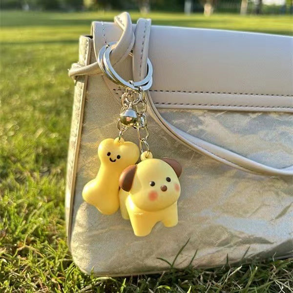 Wholesale Creative Cartoon Cute Dog Bone Keychain