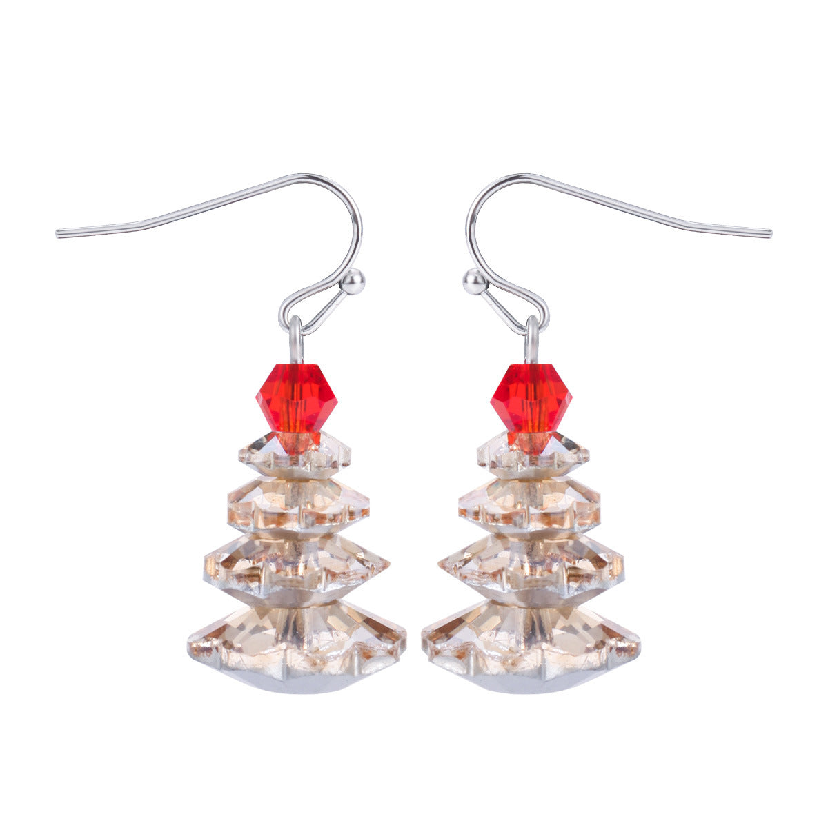 Carton de gros dessin animé Elk Old Snowman Boucles d'oreilles colorées