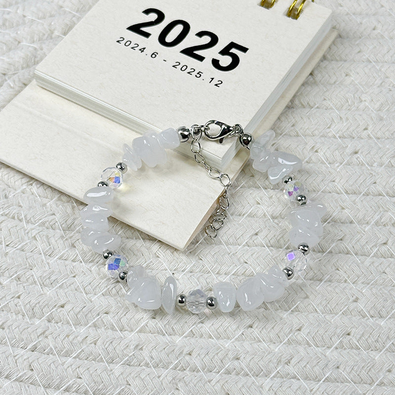 Wholesale  irregular shell gravel handmade bracelet niche fresh bracelet valuable aesthetic priceles