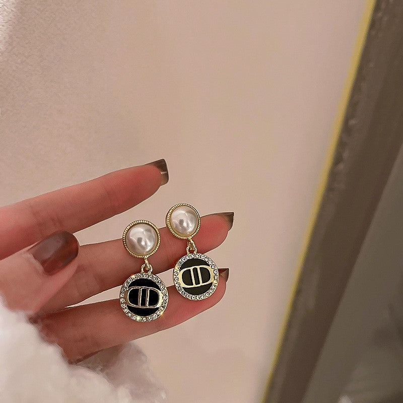 Wholesale Silver Pin Diamond Geometric Leather Earrings ACCVIP-ES-KJ003