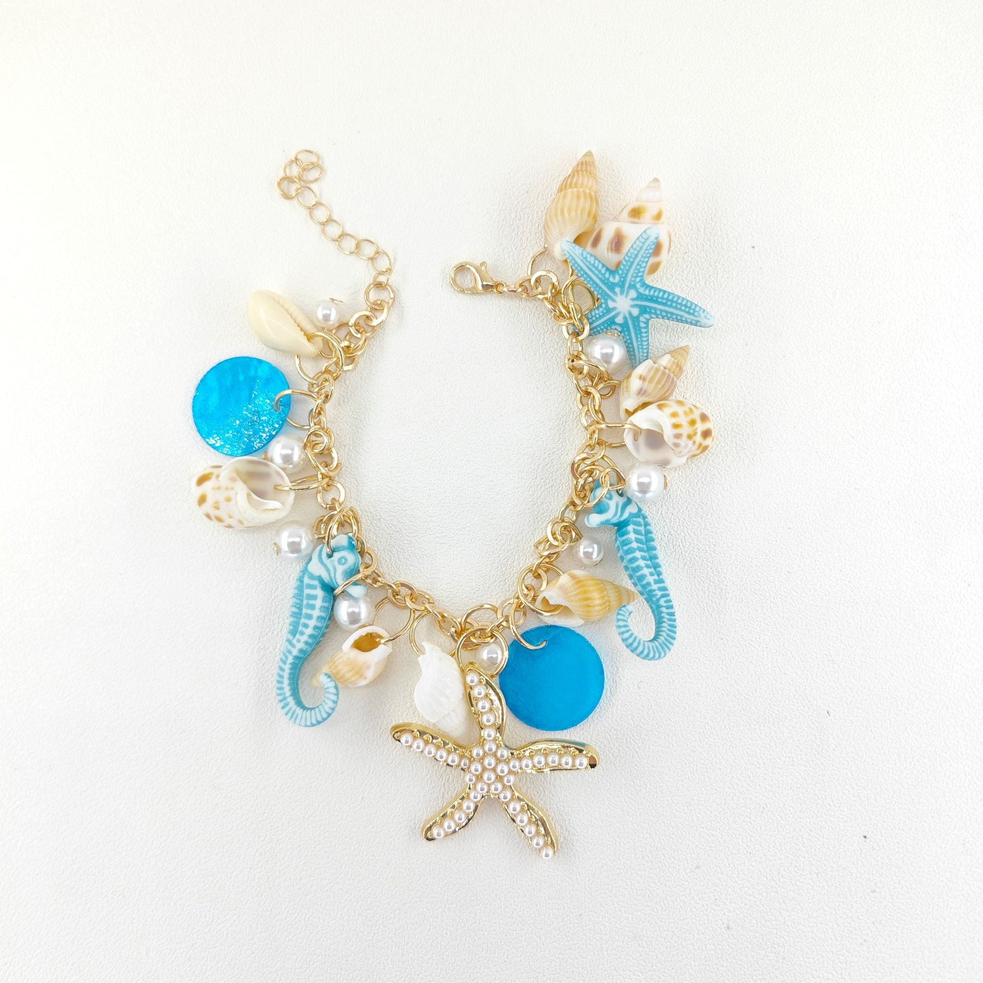 Wholesale Tidal Beach Ocean Bohemian Starfish Shell Bracelets ACC-BT-Aya001