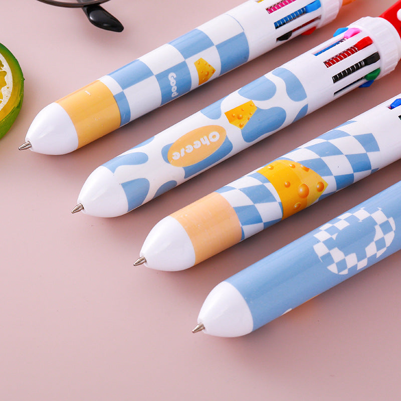 Wholesale  Cute Ten Color Ballpoint Pen
