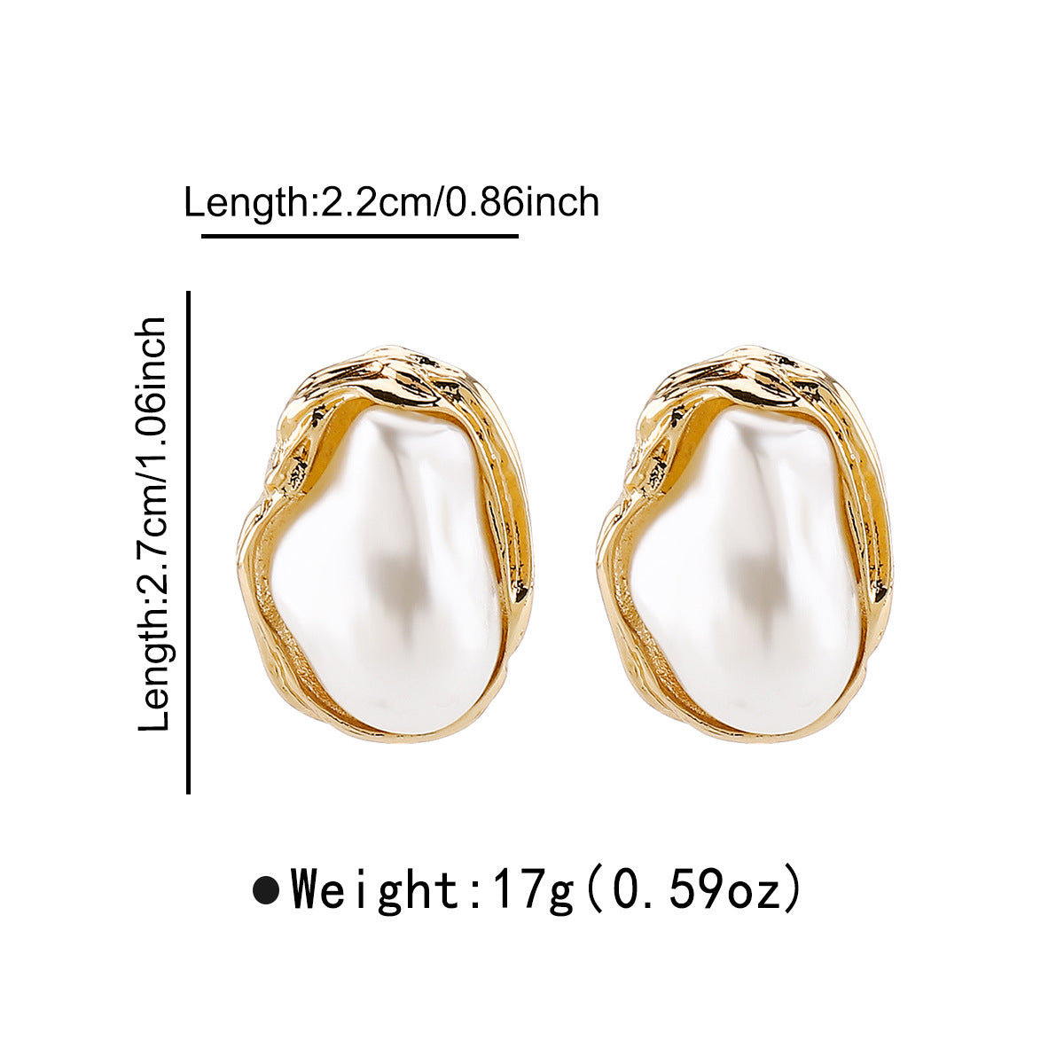 Wholesale Alloy Flower Exaggerated Irregular Pearl Geometric Earrings Ring Collar Bracelet