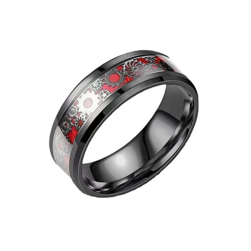 Wholesale Titanium Steel Rings Men’s Rings ACC-RS-Xinj002