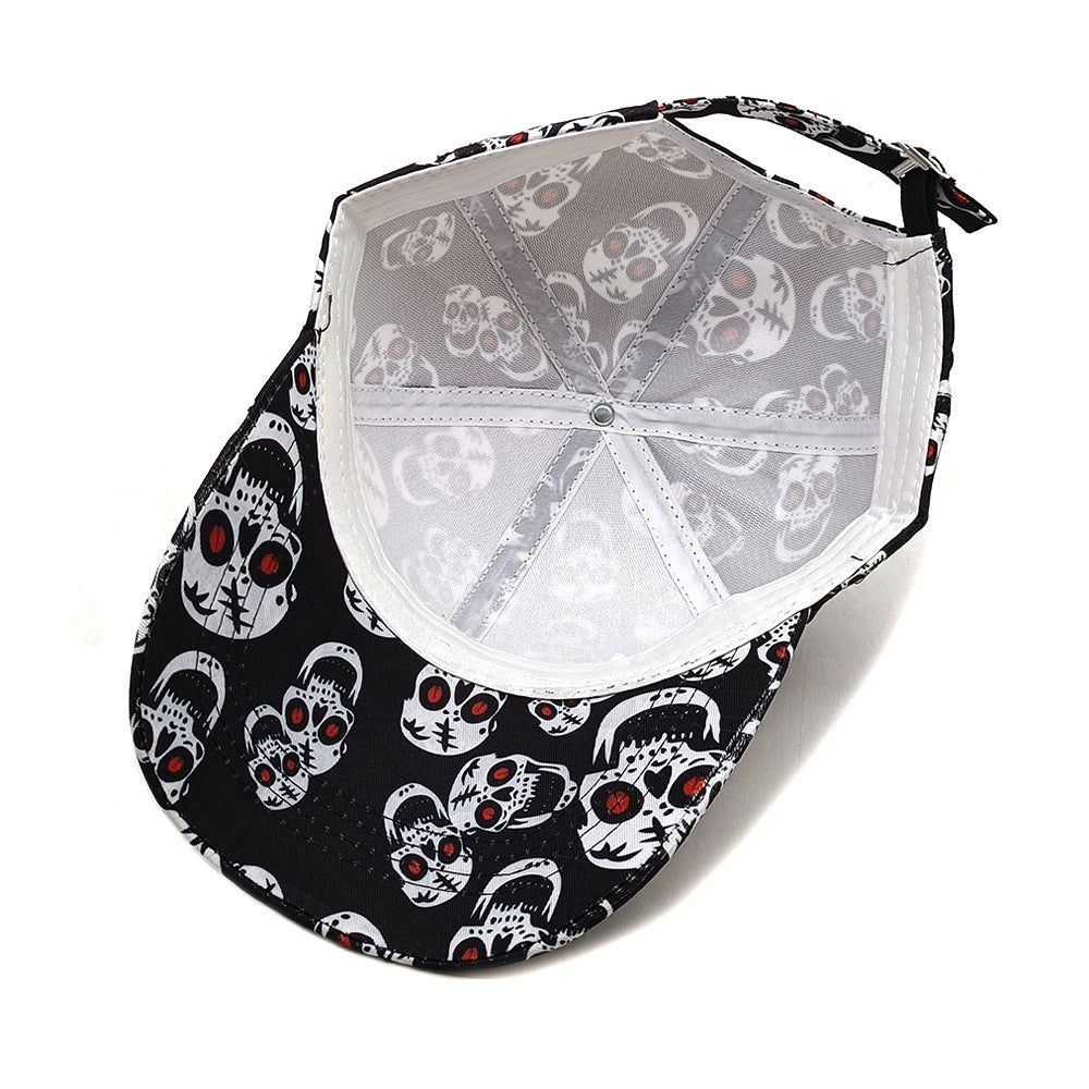 Wholesale Red-eyed skull  street hip-hop sun hat