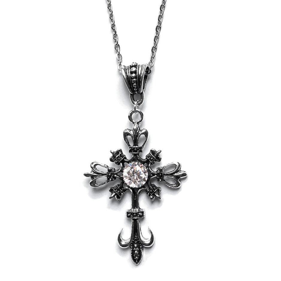 Wholesale Gothic Punk Cross Necklaces ACC-NE-AnMing002